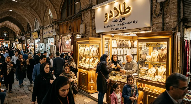 طلای بدون اجرت در بازار بزرگ تهران-طلادو