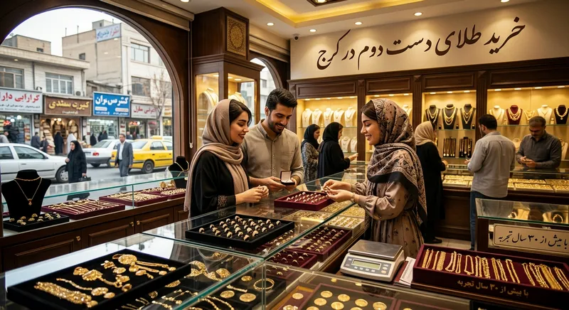 طلا دست دوم در کرج- سایت طلادو